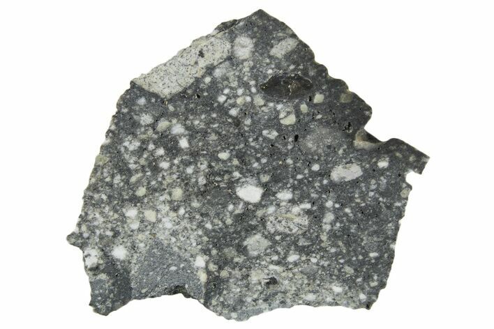 Polished Lunar Meteorite ( g) Slice - Aridal #360161